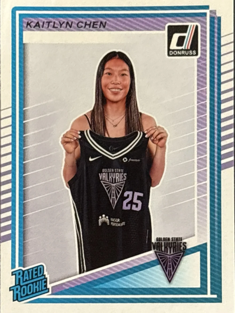 Panini Donruss  Kaitlyn Chen Rated Rookie Basketball Card